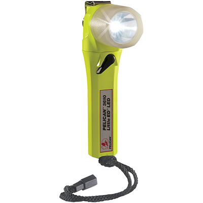 pelican 3610pl glow dark right angle led flashlight