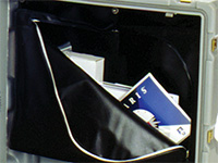 Pelican custom case lid storage pouch