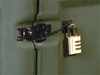 Pelican cases lock cable latch