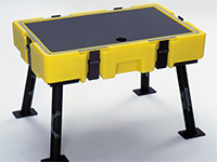 Pelican case chair leg table kit