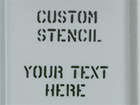 Pelican custom stenciling case stencil print