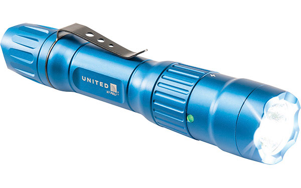 peli united airlines flashlight custom flashlights