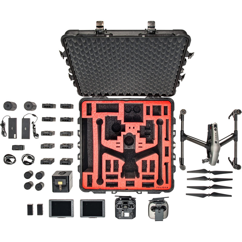 pelican inspire 2 hard drone accessory case